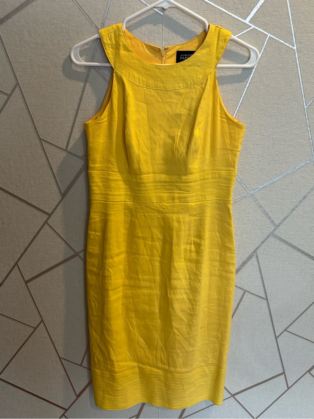 Bright Yellow Sleeveless Dress